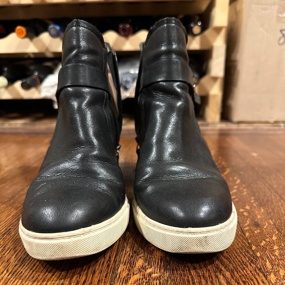 LINEA PAOLO SNEAKER WEDGES BLACK 9M